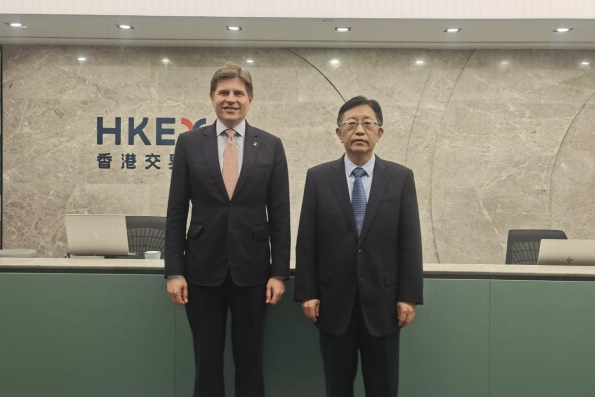 中国节能董事长宋鑫一行访问香港交易所, 继续深化双方在ESG和应对气候变化领域全面合作